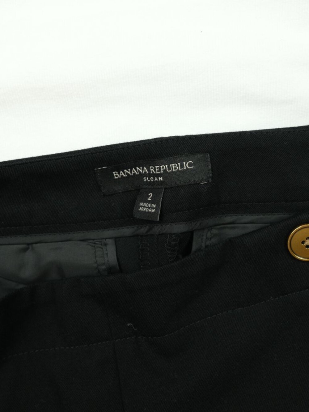 Banana Republic Modern Sloan Skinny Sailor Pant Black Size 2 Workwear - Picture 5 of 5